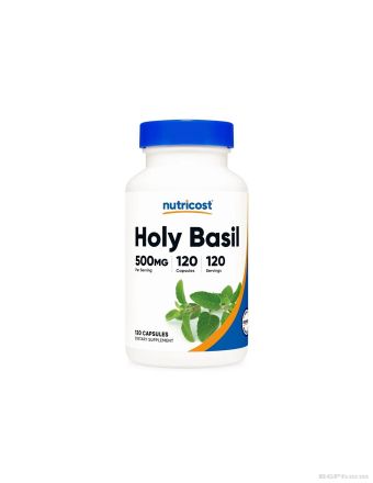 Свещен босилек ( Тулси ) 500 мг екстракт х 120 капсули Nutricost | Holy Basil