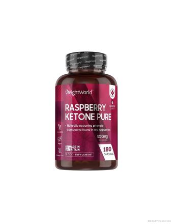Малинови кетони 1200 mg х 180 капсули Weight World | Raspberry Ketones