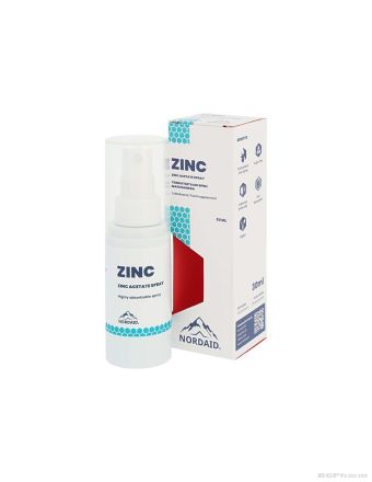 Цинк ацетат спрей с вкус на мента 30 мл / 200 впръсквания Nordaid