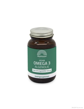 Веган Омега 3 от водорасли 1080 мг х 60 капсули Mattisson Healthstyle