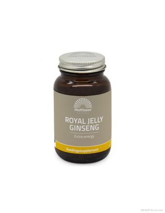  Пчелно млечице + Азиатски Женшен х 60 капсули Mattisson Healthstyle