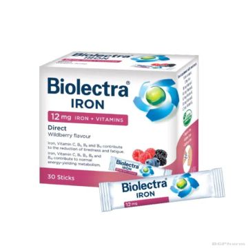 БИОЛЕКТРА ЖЕЛЯЗО ДИРЕКТ 12 мг + Витамини х 30 сашета Hermes