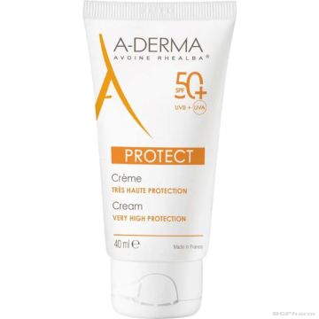 А-дерма ПРОТЕКТ Слънцезащитен крем за лице за суха кожа SPF50+ 40 мл | A-Derma Protect