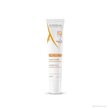 А-дерма ПРОТЕКТ Слънцезащитен невидим флуид SPF50+ 40 мл | A-Derma Protect AD