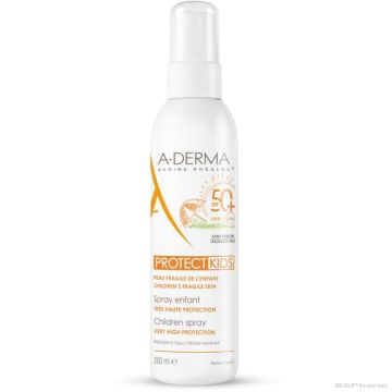А-дерма ПРОТЕКТ Слънцезащитен спрей за деца SPF50+ 200 мл | A-Derma Protect KIds AD