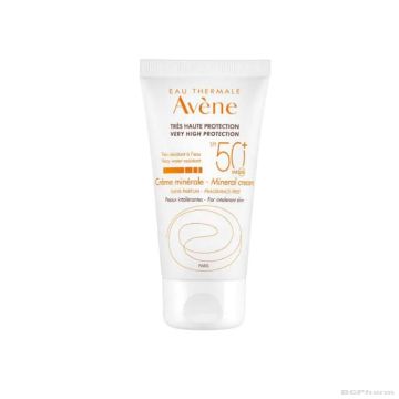 Авен СЪН SPF50+ Минерален слънцезащитен крем за лице 50 мл | Avene Sun Mineral