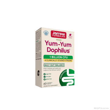 ЯМ-ЯМ ДОФИЛУС Пробиотик 1 млрд CFU х 60 дъвчащи таблетки ДЖАРОУ | Jarrow Formulas Yum-Yum Dophilus®