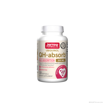 Коензим Q10 Убиквинол 200 мг х 30 капсули | Jarrow Formulas Ubiquinol QH-absorb®