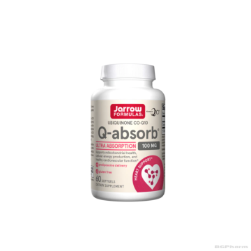 Коензим Q10 Убиквинон 100 мг х 60 капсули ДЖАРОУ | Jarrow Formulas Ubiquinone Q-absorb® Co-Q10