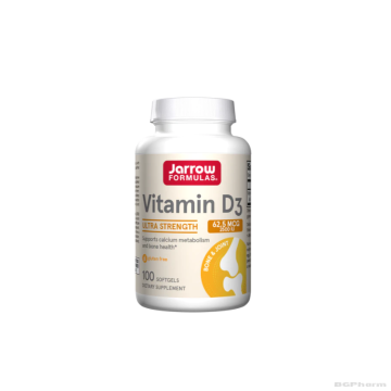 Витамин Д3 2500IU х 100 капсули ДЖАРОУ | Jarrow Formulas Vitamin D5
