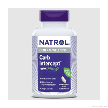 Натрол Бял боб екстракт х 60 капсули | Natrol White Kidney Bean Carb Intercept