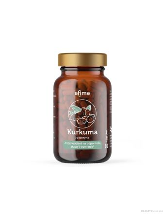 Куркума + Черен пипер екстракт Efime х 60 капсули Ekamedica