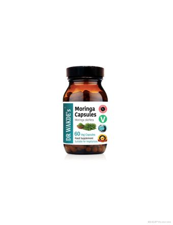 Моринга Аюрведа 470 мг х 60 капсули DR WAKDE’s | Moringa