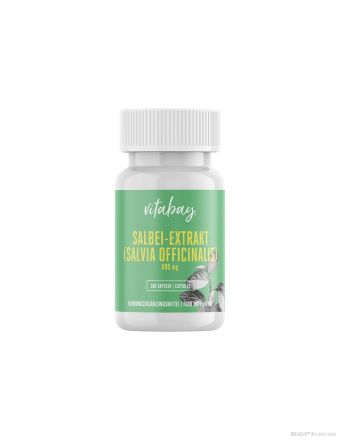 Екстракт от градински чай (салвия) 600 мг х 100 капсули Vitabay | Sage Leaf