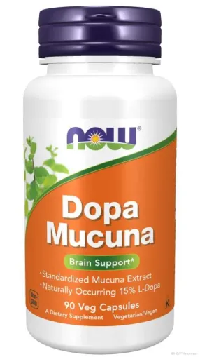 Допа Мукуна х 90 капсули Now Foods | Dopa Mucuna
