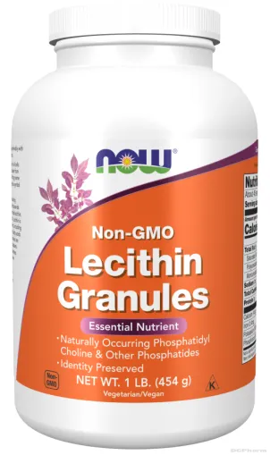 Лецитин на гранули х 454 гр Now Foods | Non-GMO Soy Lecithin
