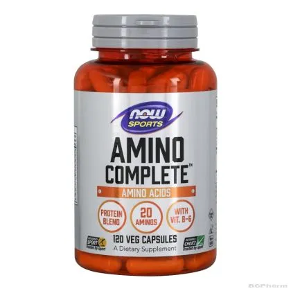Amino Complete Комплексни Аминокиселини 850 мг х 120 капсули Now Foods