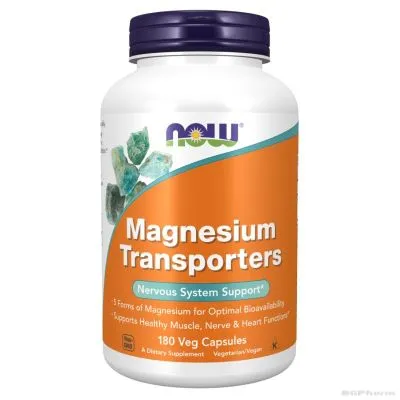 Магнезиев транспортер х 180 капсули Now Foods | Magnesium Transporter
