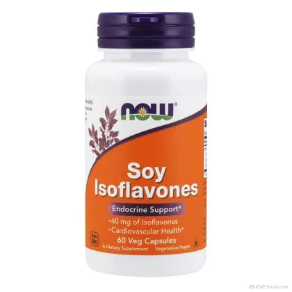Соеви изофлавони 150 мг х 60 капсули Now Foods | Soy Isoflavones