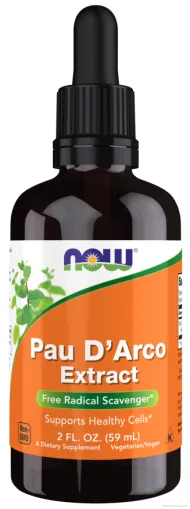Пау Дарко течен екстракт х 56 мл Now Foods | Pau D'arco