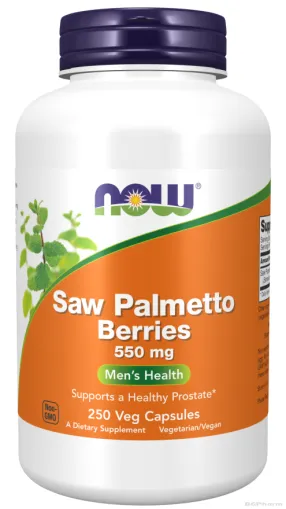 Сау Палмето 550 мг х 250 капсули Now Foods | Saw Palmetto