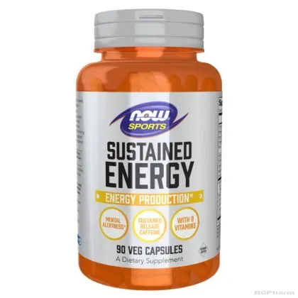 Sustained Energy Формула за енергия х 90 капсули Now Foods