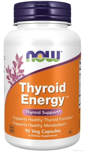 ТИРОИД ЕНЕРДЖИ За щитовидната жлеза х 90 капсули Now Foods | Thyroid Energy