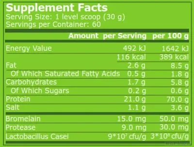 Растителен Протеин Комплекс 454 гр Натурален шоколад Pure Nutrition | Plant Protein