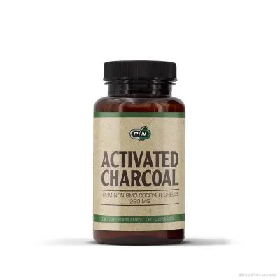 Активен въглен 280 мг х 90 капсули Pure Nutrition | Activated Charcoal