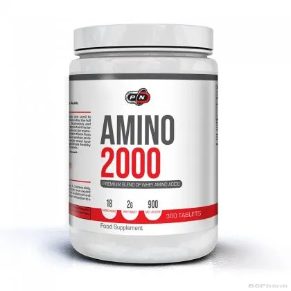 АМИНО 2000 Комплексни аминокиселини + левцин 300 таблетки Pure Nutrition | Amino 2000