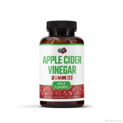 Ябълков оцет за отслабване х 60 желирани таблетки Pure Nutrition | Apple Cider Vinegar