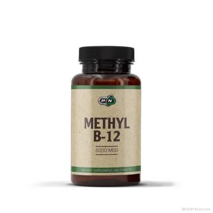 Витамин Б12 Метилкобаламин 5000 мкг х 60 таблетки Pure Nutrition | Methyl B-12