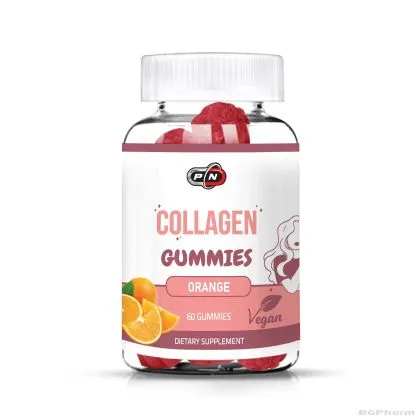 Колаген х 60 желирани таблетки с вкус на портокал Pure Nutrition | Collagen Gummies