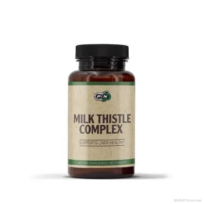 Бял трън ( Магарешки, млечен бодил ) 450 мг х 60 таблетки Pure Nutrition | Milk Thistle Complex