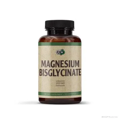 Магнезий бисглицинат ( хелатиран ) 200 мг х 120 капсули Pure Nutrition | Magnesium Bisglycinate