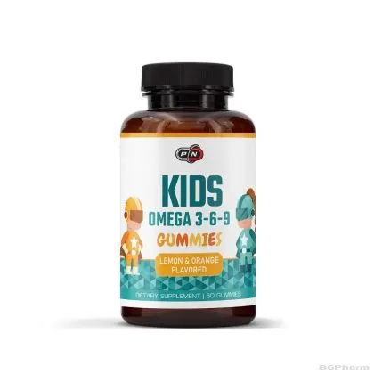 Омега 3-6-9 за деца х 60 желирани таблетки с вкус лимон и портокал Pure Nutrition | Omega 3-6-9