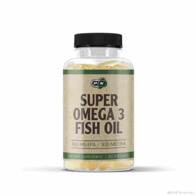 Супер Омега 3 Рибено масло 1000 мг х 50 меки капсули Pure Nutrition | Super Omega 3