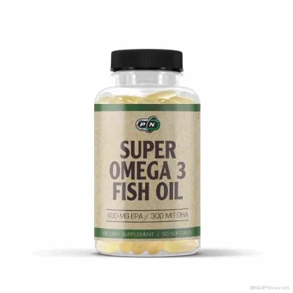 Супер Омега 3 Рибено масло 1000 мг х 50 меки капсули Pure Nutrition | Super Omega 3