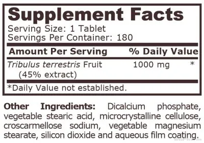 Трибулус терестрис 1000 мг х 90 таблетки Pure Nutrition | Tribulus terrestris