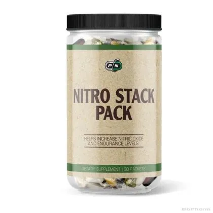 NITRO STACK PACK Хранителна добавка за мускулен растеж 30 пакета Pure Nutrition