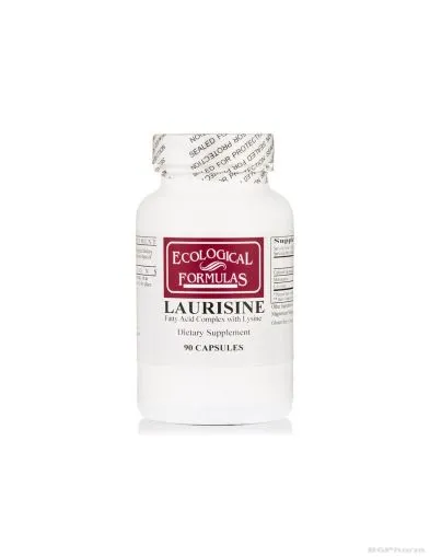 Лауризин (Калцин, Монолаурин и Л-Лизин) х 90 капсули Ecological Formulas