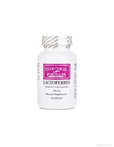 Лактоферин 300 мг х 60 капсули Ecological Formulas | Lactoferrin