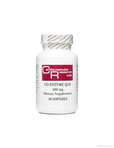 Коензим Q10 200 мг х 30 капсули Ecological Formulas | Coenzyme Q10