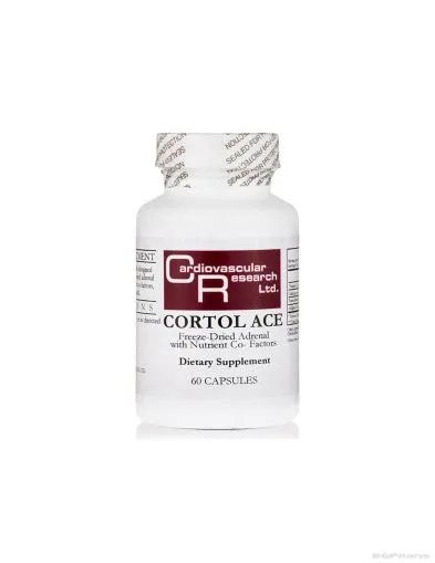 Cortol Ice Лиофилизирана надбъбречна жлеза с хранителни ко-фактори х 60 капсули Ecological Formulas