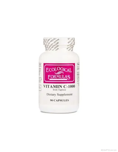 Витамин Ц от тапиока 1000 мг х 90 капсули Ecological Formulas | Vitamin C