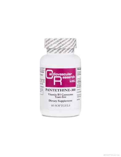 Пантетин ( Витамин Б5 ) 300 mg x 60 капсули Ecological Formulas | Pantethine
