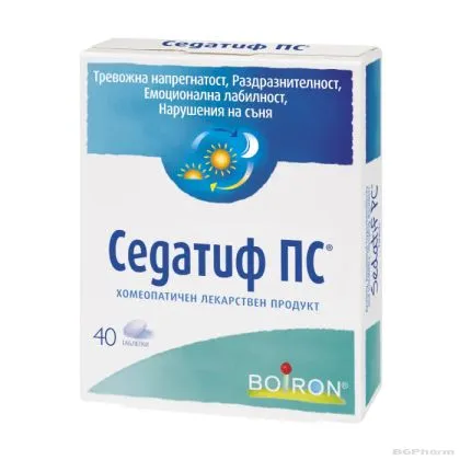 СЕДАТИФ ПЦ x 40 таблетки Boiron | Sedatif PC