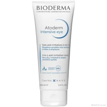 Биодерма АТОДЕРМ Интензив за клепачи и очи 3в1 100 мл | Atoderm Intensive Eye Bioderma