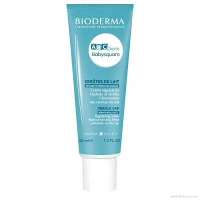 Биодерма АБЦ ДЕРМ Бейбискуам крем против крусти 40 мл | ABC Derm Bioderma