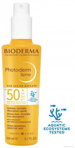 Биодерма ФОТОДЕРМ Спрей за тяло SPF50+ 200 мл | Photoderm Bioderma